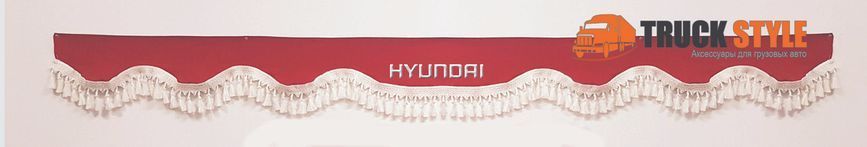 Ламбрекен на лобові скло Hyundai Хюндай ( ламбрекени, штори в кабіну) 1013hyundai фото