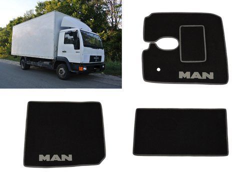 Ворсові килимки для вантажного авто Man L-2000 c 1993 по 2000 рік manl200 фото